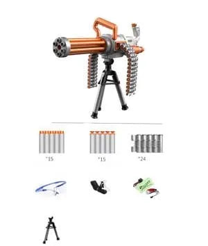 Electric Minigun Nerf Gatling Gun Toy Gun