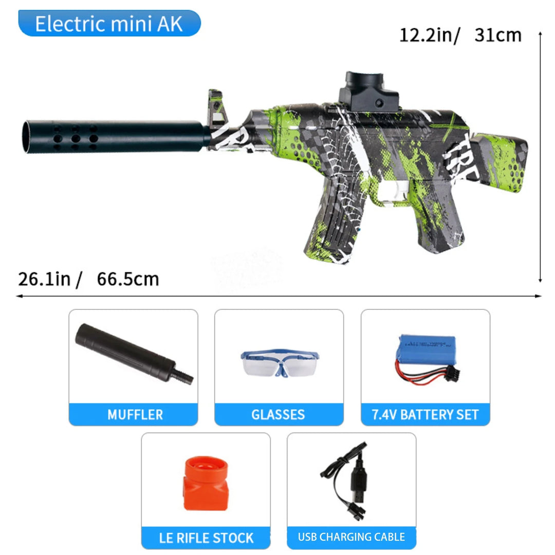 Mini fusil AK47 entièrement automatique Gel Blaster