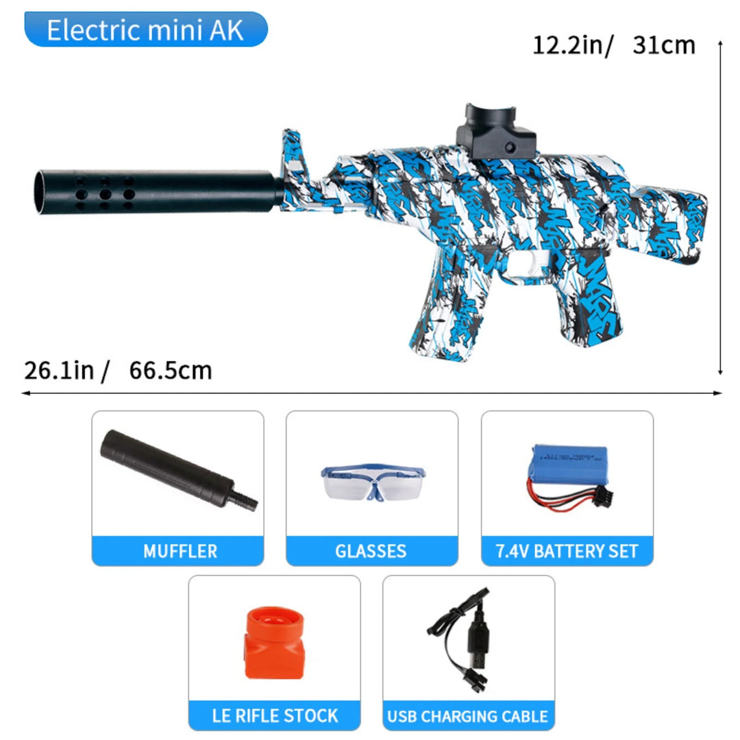 Mini fusil AK47 entièrement automatique Gel Blaster