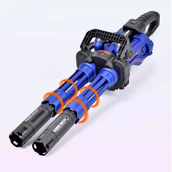 Double-Barreled Gatling Machine Gun Gel Blaster