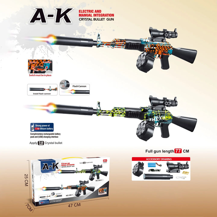 Fusil semi-automatique AK47 Gel Blaster