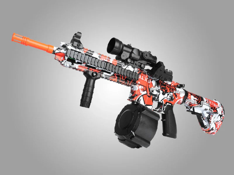 fusil blaster gel semi-automatique coloré HK416