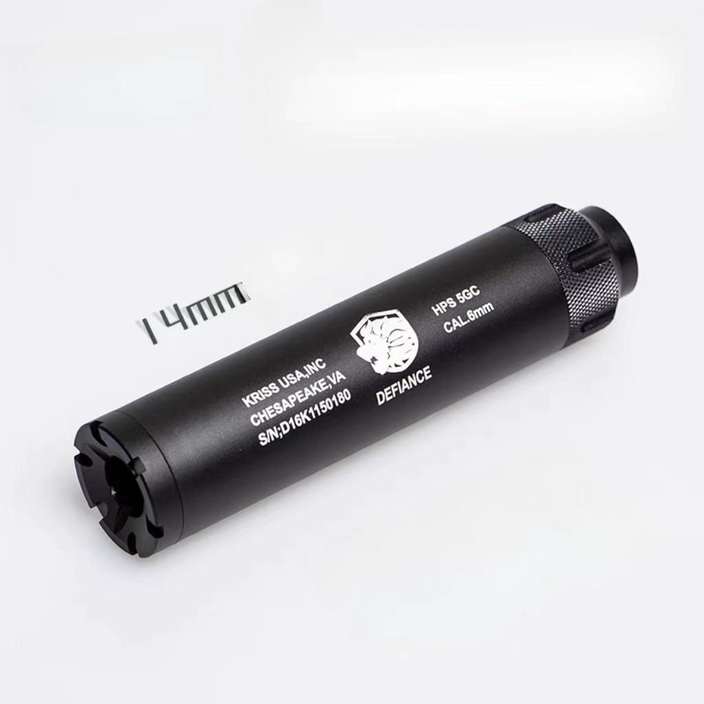 14mm/19mm Interface Resistance Metal Silencer Suppressor