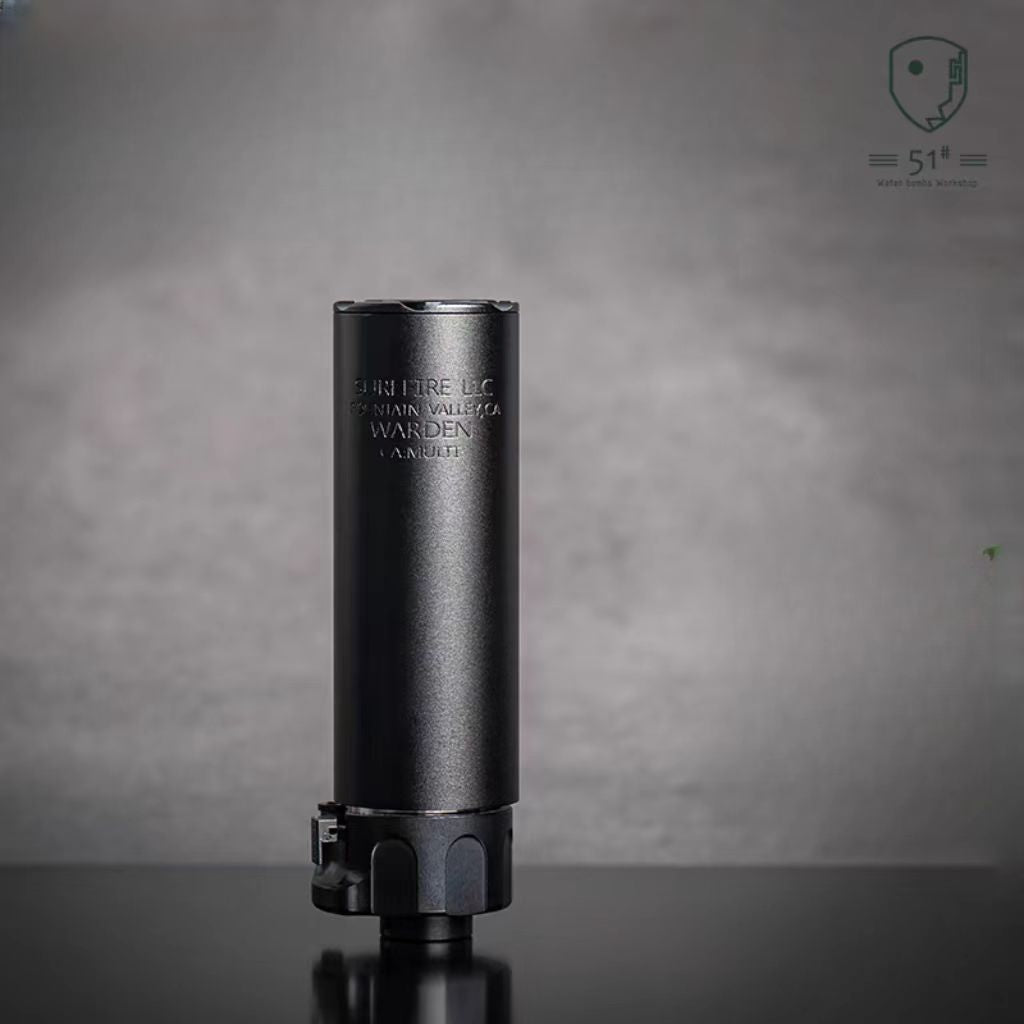 14mm CCW Interface Quick Release WARDEN Metal Silencer Suppressor