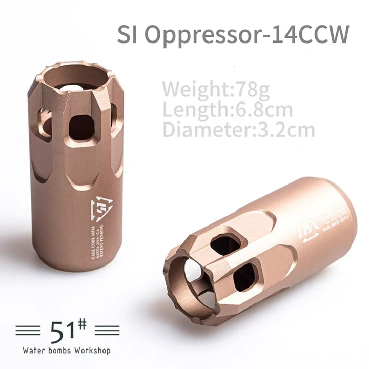 14mm CCW Threaded Metal Flash Hider Fire Caps