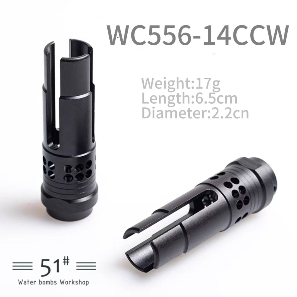 14mm CCW Threaded Metal Flash Hider Fire Caps