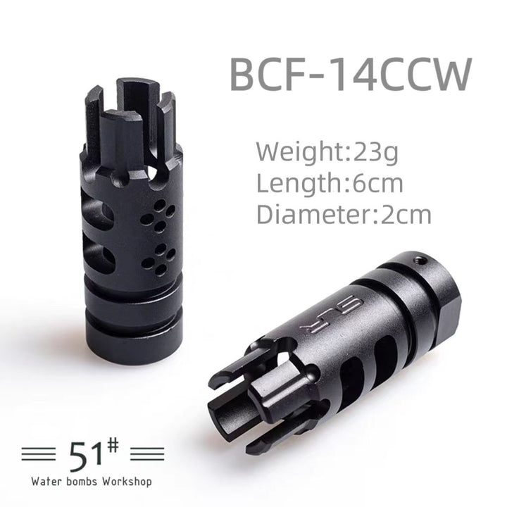 14mm CCW Threaded Metal Flash Hider Fire Caps