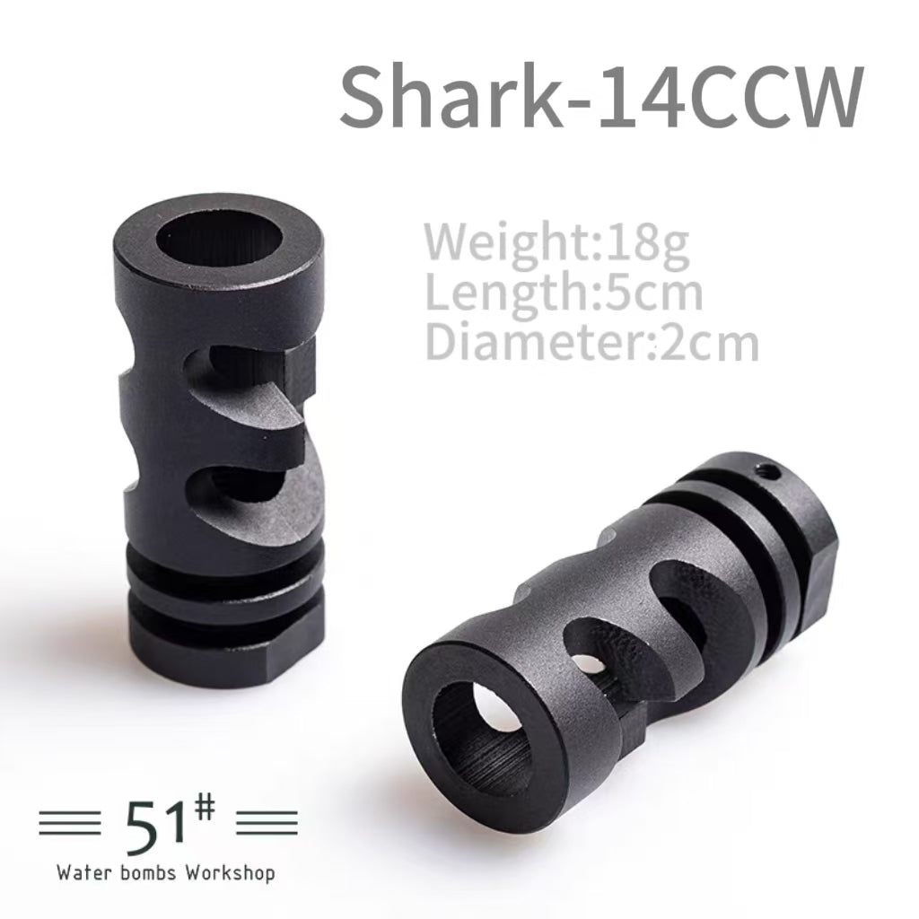 14mm CCW Threaded Metal Flash Hider Fire Caps