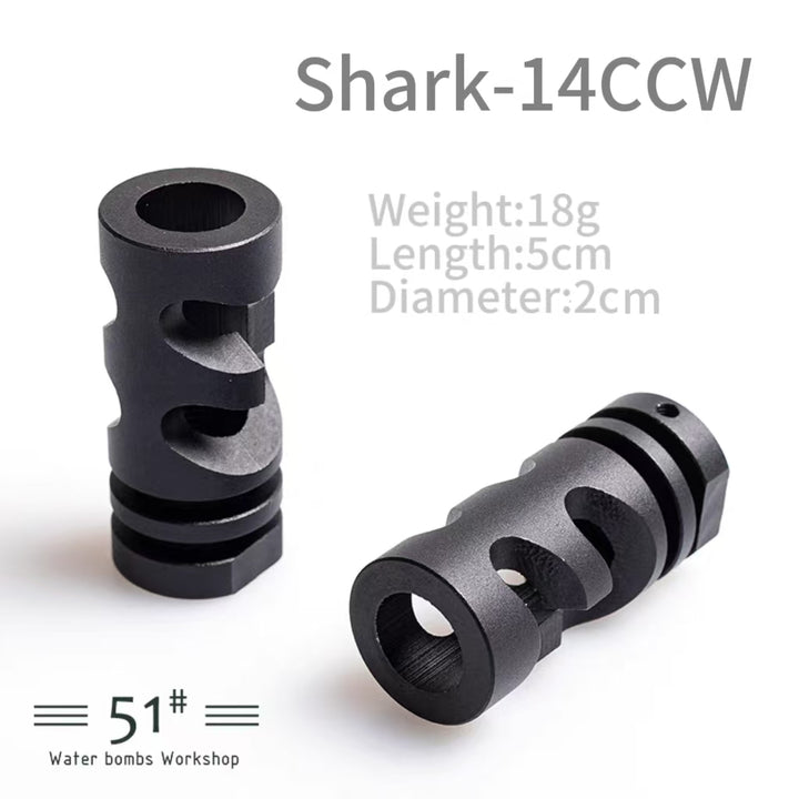 14mm CCW Threaded Metal Flash Hider Fire Caps