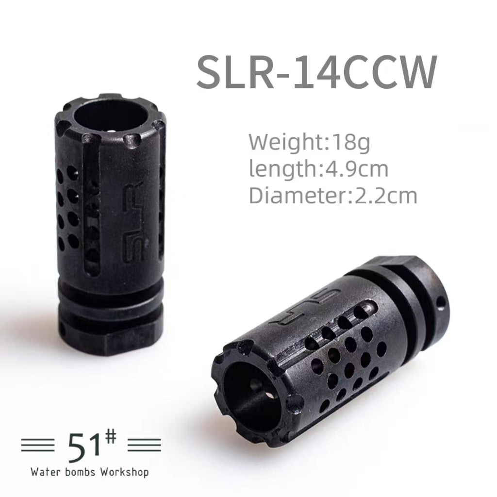 14mm CCW Threaded Metal Flash Hider Fire Caps