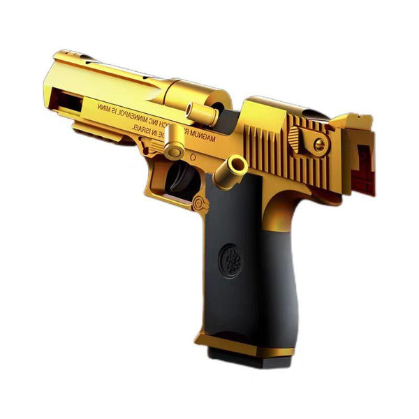 Realistic Golden Desert Eagle Pistol Nerf Guns