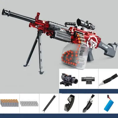 M249 machine gun foam dart Nerf blaster