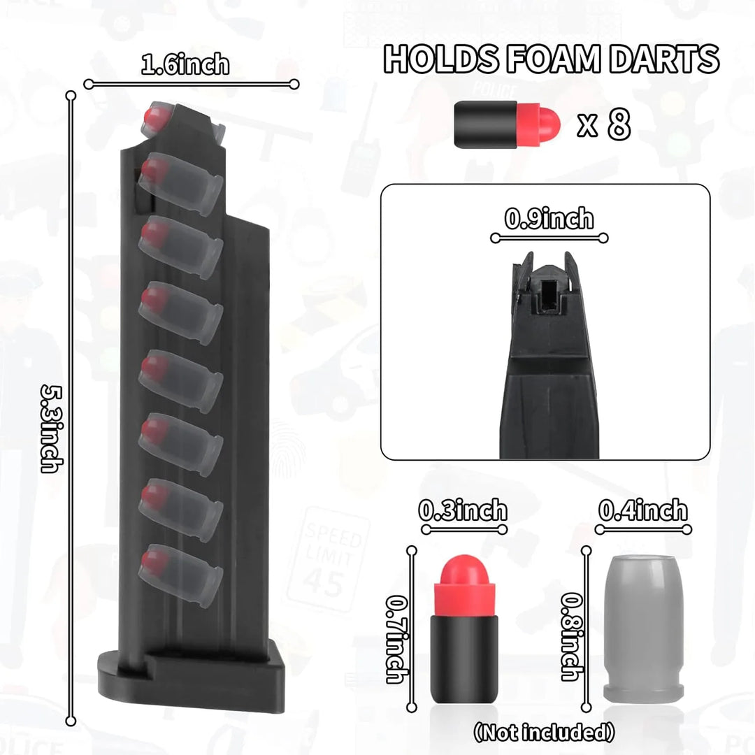 Chargeurs pour pistolets jouets Combat Master 2011