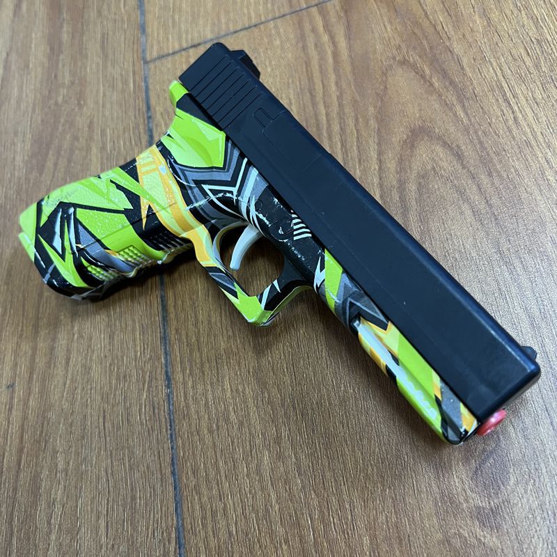 Nouveau pistolet Glock Gel Blaster de style graffiti