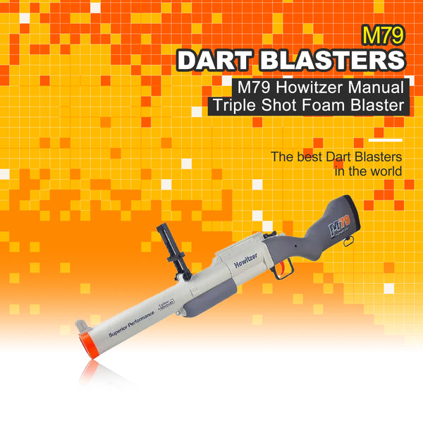 3-shot M79 Howitzer Shotgun Nerf Gun