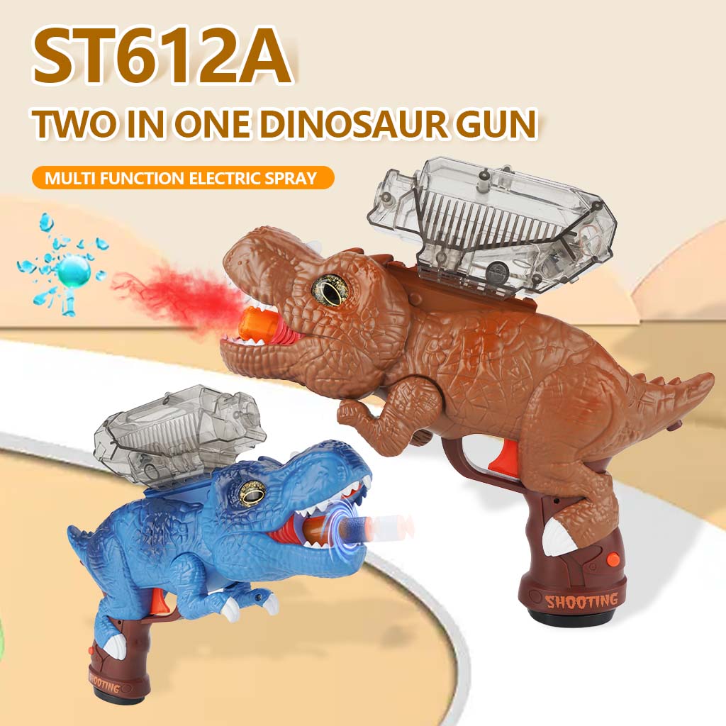  With Spray Lights Dinosaur Pistol Gel Blaster