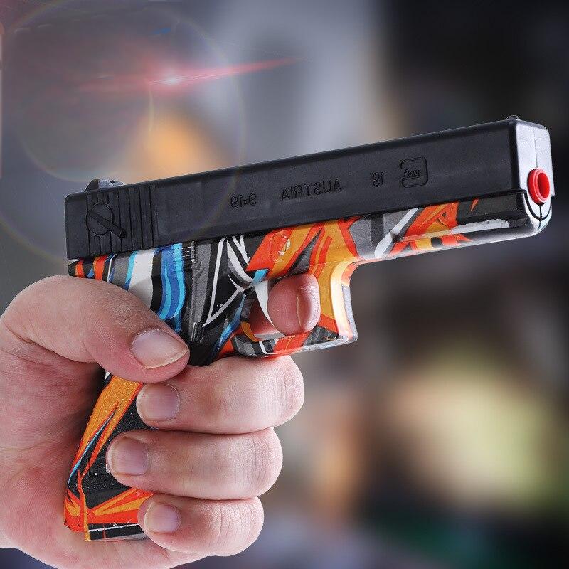 Nouveau pistolet Glock Gel Blaster de style graffiti