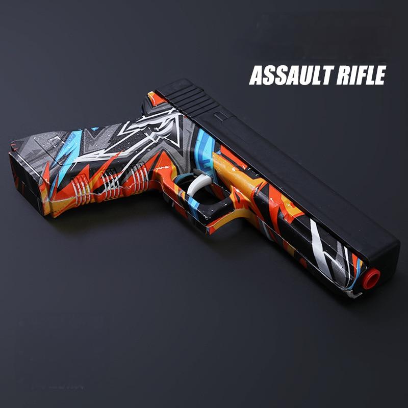 Nouveau pistolet Glock Gel Blaster de style graffiti