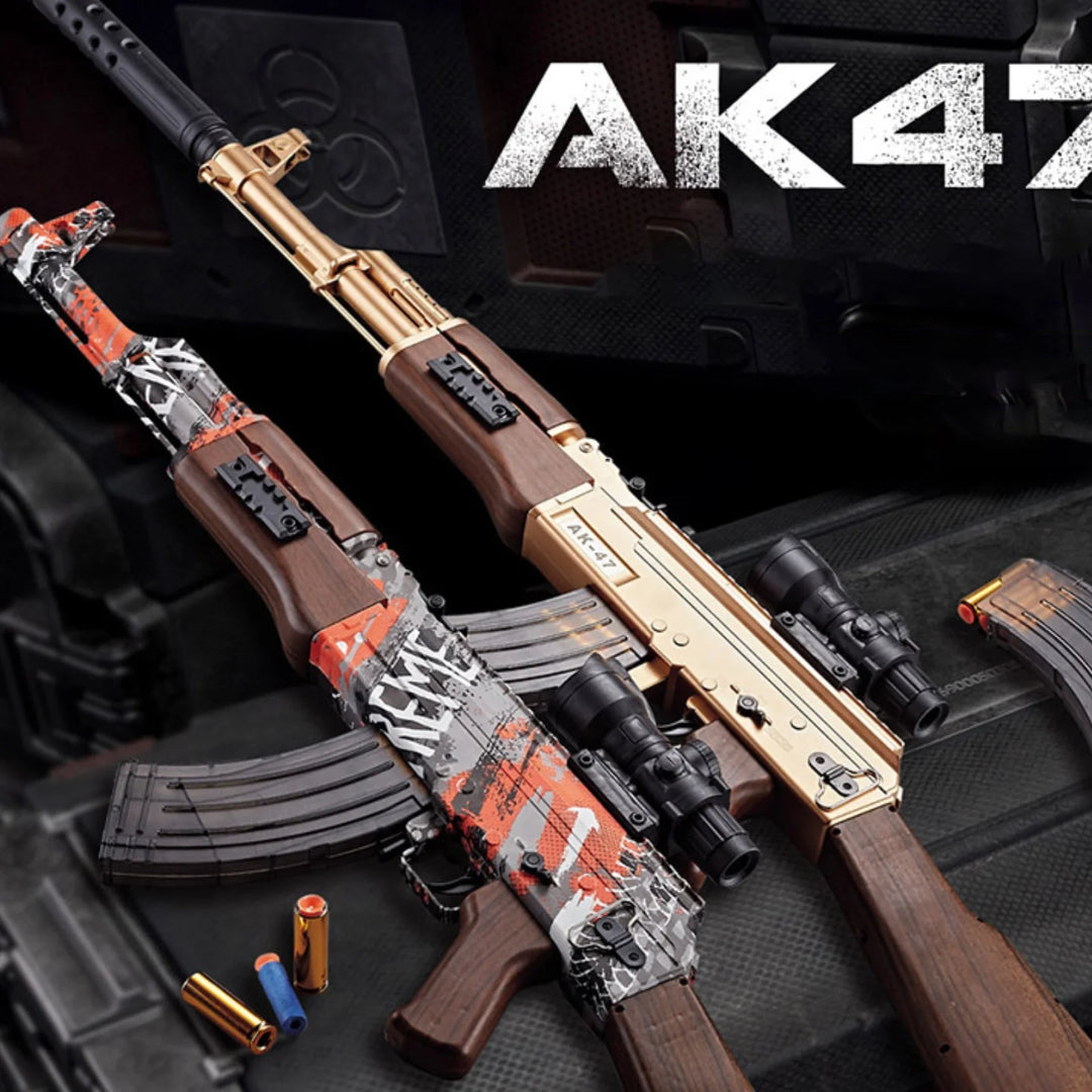 Semi Automatic AK47 Rifle realistc nerf guns