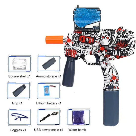 Pistolet à billes de gel Graffiti Electric MP-9 Orbi