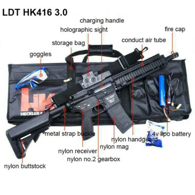 Nouveau pistolet à gel électrique HK416D V3.0