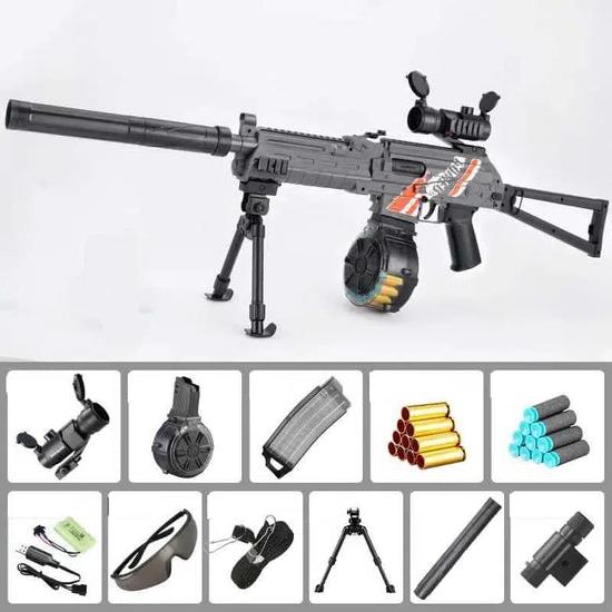 Manual Automatic AK-74U Rifle gu Nerf Guns