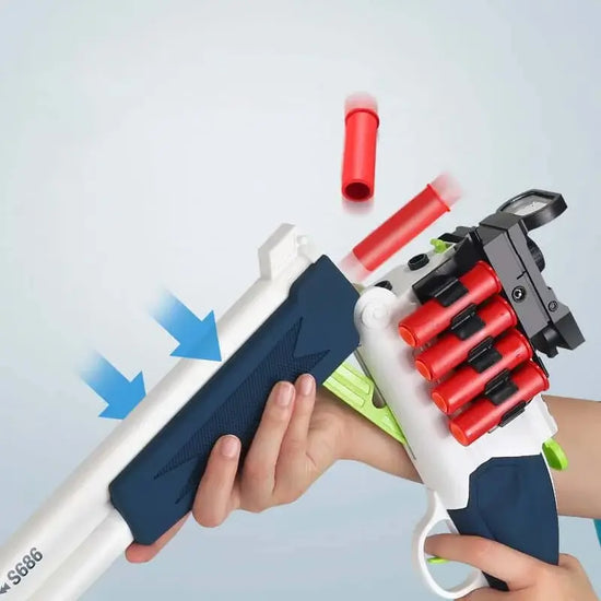 Folding ejection S686 shotgun nerf gun