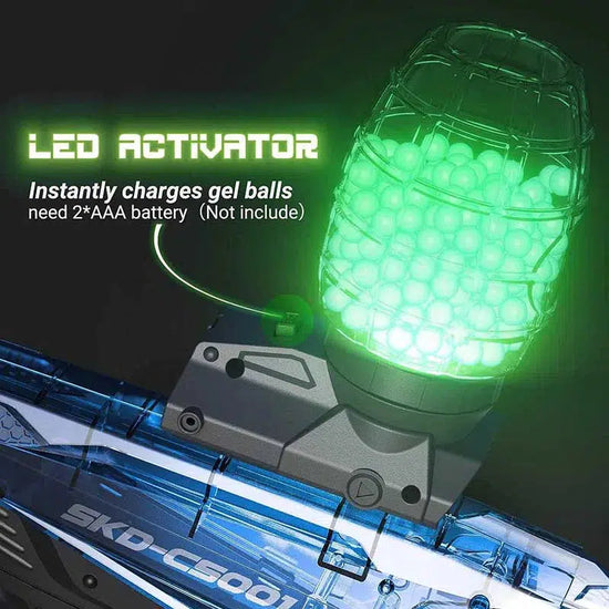 Blaster à billes de gel SKD à traceur lumineux à LED