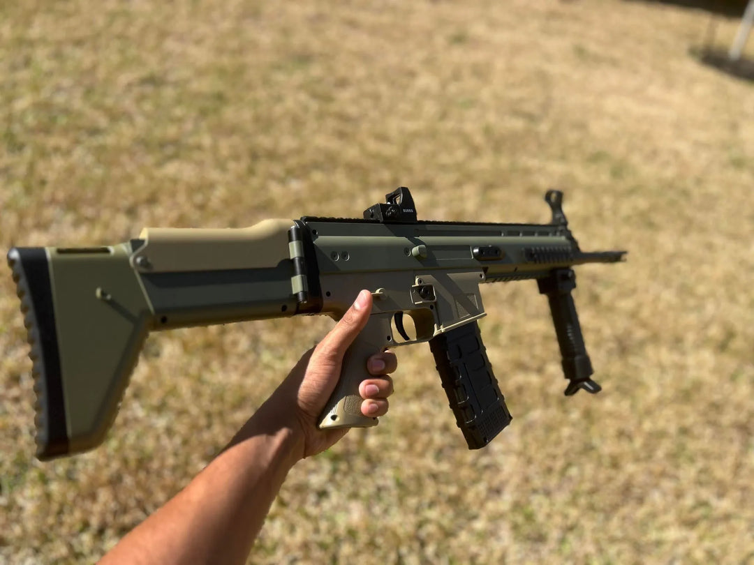 fusil d'assaut semi-automatique à cicatrices gel blaster