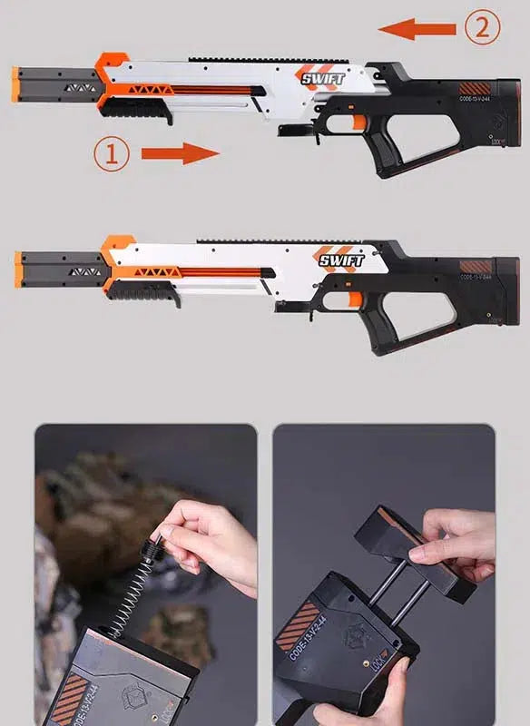 Swift Short Bullet Foam Dart blaster Nerf Gun