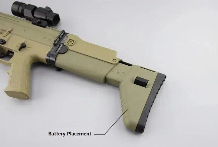 Fusil d'assaut automatique entièrement automatique avec gel blaster