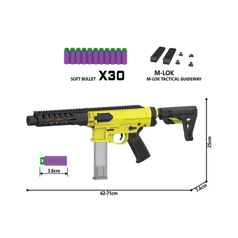 Electric Zius BK-1S AEG Rifle Nerf Blaster