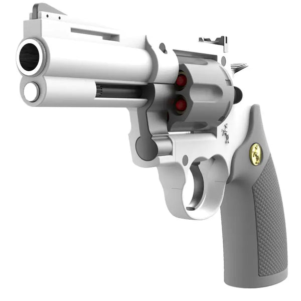 revolver colt python à simple action et pistolets nerf