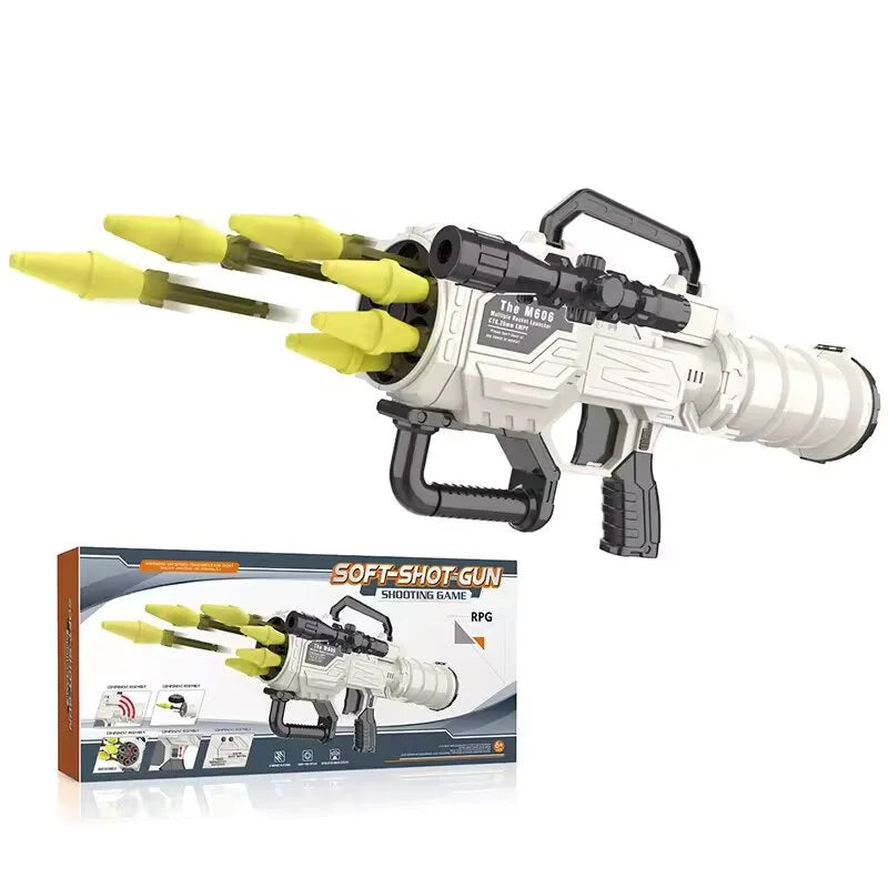 6 Rounds Rocket Launcher nerf guns