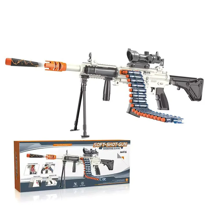 automatic Motorized HK416 machine gun blaster nerf guns