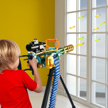 Cool kids nerf gatling gun machine gun