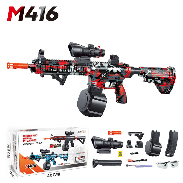 mini fusil blaster gel coloré HK416