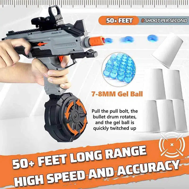 Sembylon avec Uzi Gel Ball Blaster à tambour rotatif